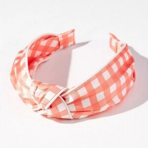 NWT Anthropologie Everly Checker Knot Headband